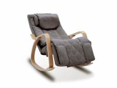 Rocking chair massant youki sp5900grisclair