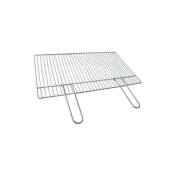 Salone Srl - grille en acier chrome pour barbecue beton 45X33