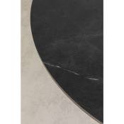 Table Grande Possibilita 120cm noire et grès Kare