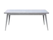 Table rectangulaire 55 / 130 x 70 cm - Pieds métal