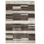 Thedecofactory - casa - Tapis toucher laineux à motifs