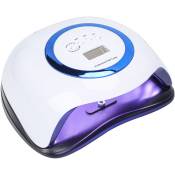 Tolletour - 168W Lampe Ongles Lampe à Ongles Sèche-ongles led uv Nail Dryer Gel Light Curing Device Sèche-vernis à ongles avec 4 minuteries
