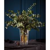 Vase effet crisal taillé 28cm Macassar - Cristal d'Arques - Kwarx au design vintage Cristal Look