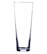 Vase rond en verre transparent forme conique H26cm