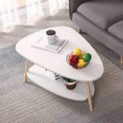 Wyctin - Hofuton Tables Basses Double Couche Table