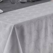 2 sets de table en damassés - Perle - 35 x 45 cm