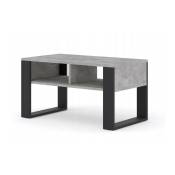 Bb-loisir - Table basse beton Luca 90x48cm design moderne
