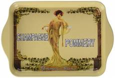 Cartexpo P10610 Alimentation Mini Plateau Champagne Pommery Métal