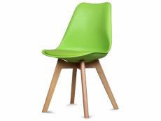 Chaise design scandinave - verte