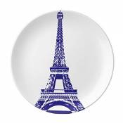 DIYthinker Tour Eiffel Silhouette France Paris Porcelaine
