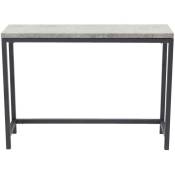 Ebuy24 - Rise Table console 30x110 cm, finition béton,