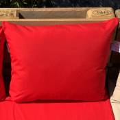 Homemaison - Housse de coussin outdoor Rouge 50x60 cm - Rouge