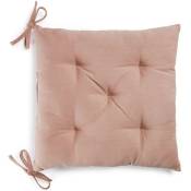 Kave Home - Coussin de chaise Suyai 100% coton rose