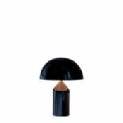 Lampe à poser Atollo Small Métal / H 35 cm / Vico Magistretti, 1977 - O luce noir en métal
