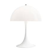 Lampe de table en aluminium white opal acryl 25 x 33,5 cm Panthella 250 - Louis Pouls