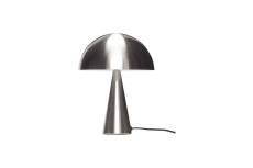 Lampe de table en métal nickelé