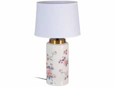 Lampe en céramique floral 50 cm