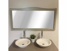 Miroir en acacia gris vieilli de 140 cm - garriguo