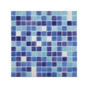 Mosaique piscine mix de bleu et blanc 7524 jaen 31.6x31.6