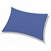Outsunny - Voile d'ombrage rectangulaire anti-UV hdpe