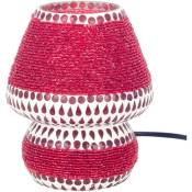 Signes Grimalt - Lampe Mosaïque Lampes de Table Rouge 18x14x14cm - Rojo