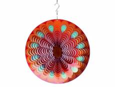 Spin-art spinners - mobile à vent design mandala sun