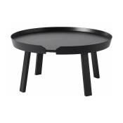 Table basse noire 72 cm Around - Muuto