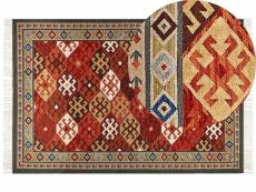 Tapis kilim en laine multicolore 200 x 300 cm urtsadzor