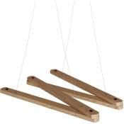 Zigh-Zagh, support de plafond réglable en bois pour lampes à suspension