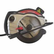 1400w Scie circulaire 185mm - Guide Laser coupe longitudinale