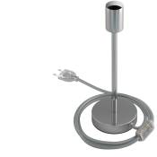 Alzaluce - Lampe de table en métal 25 cm - Chromé