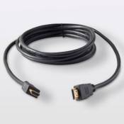 Câble HDMI Mâle / Mâle noir Blyss Or 3 m