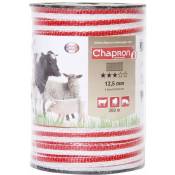 Chapron Lemenager - Ruban de clôture 12,5 mm Blanc