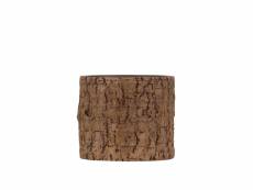 Gobelet woody marron 7.5x10.5cm