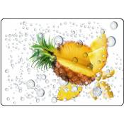 Gourmandise - Surface de découpe Ananas en verre 28.5