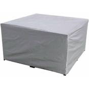 Housse de meubles en argent pour table et chaise d'extérieur Housse de table et chaise carrée (Argent 15015075cm),pour la protection des meubles