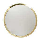 Miroir rond en laiton 40 cm - Cosydar