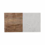 Planche à découper Gya / 38 x 20,5 cm - Bois & marbre