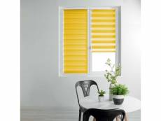 Store enrouleur jour/ nuit uni et coloré 60 x 180cm 1950016-jaune