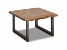 Table basse mallorca marron 70x70 cm 130026