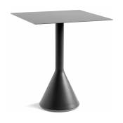 Table cone carrée anthracite Palissade - HAY