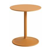 Table d'appoint aluminium orange D 41 x H 48 cm Soft