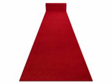 Tapis de couloir karmel plaine carmin rouge 80 cm 80x950 cm