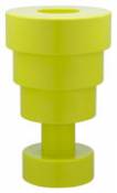 Vase Calice / H 48 x Ø 30 cm - By Ettore Sottsass - Kartell vert en plastique