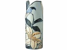 Vase en céramique silhouette hokusaï - les lys 22