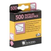 Boîte de 500 pastilles adhésives double-face