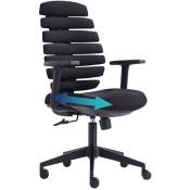 Chaise de bureau Flex avec profondeur de l'assise réglable - Noir