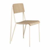 Chaise empilable Petit standard / Acier & bois - Hay bois naturel en bois