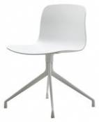 Chaise pivotante About a chair - Hay blanc en plastique
