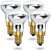 Choyclit - Lampe à Lave 25W E14 R39 Chaud Ampoule à Réflecteur Blanc Chaud ses Petite vis Edison Ampoule à Incandescence Projecteur (Paquet de 4)